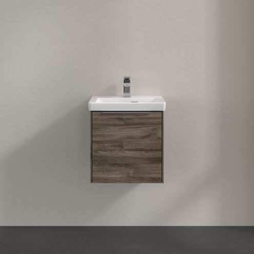 VILLEROY & BOCH VERITY EXCLUSIVE skrinka pod umývadlo 42,3x37,8x42,9 cm, 1 dvierka, pánty vľavo, Oak Stone A87900RK Obrázek - fotka
