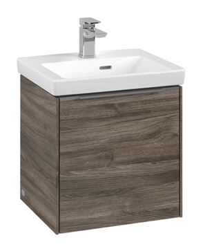 VILLEROY & BOCH VERITY EXCLUSIVE skrinka pod umývadlo 42,3x37,8x42,9 cm, 1 dvierka, pánty vľavo, Oak Stone A87900RK Obrázek - fotka