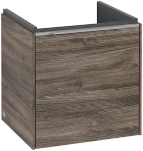 VILLEROY & BOCH VERITY EXCLUSIVE skrinka pod umývadlo 42,3x37,8x42,9 cm, 1 dvierka, pánty vpravo, Oak Stone