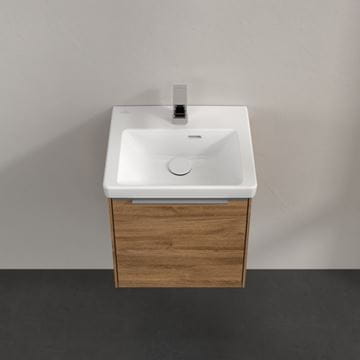 VILLEROY & BOCH VERITY EXCLUSIVE skrinka pod umývadlo 42,3x37,8x42,9 cm, 1 dvierka, pánty vpravo, Oak Kansas A87800RH Obrázek - fotka