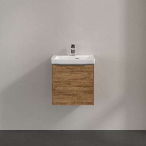 VILLEROY & BOCH VERITY EXCLUSIVE skrinka pod umývadlo 42,3x37,8x42,9 cm, 1 dvierka, pánty vpravo, Oak Kansas A87800RH Obrázek - fotka