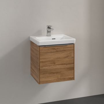 VILLEROY & BOCH VERITY EXCLUSIVE skrinka pod umývadlo 42,3x37,8x42,9 cm, 1 dvierka, pánty vpravo, Oak Kansas A87800RH Obrázek - fotka