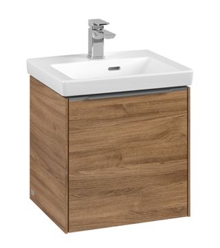 VILLEROY & BOCH VERITY EXCLUSIVE skrinka pod umývadlo 42,3x37,8x42,9 cm, 1 dvierka, pánty vpravo, Oak Kansas A87800RH Obrázek - fotka