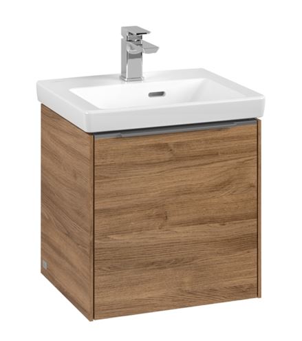 VILLEROY & BOCH VERITY EXCLUSIVE skrinka pod umývadlo 42,3x37,8x42,9 cm, 1 dvierka, pánty vpravo, Oak Kansas A87800RH Obrázek - fotka