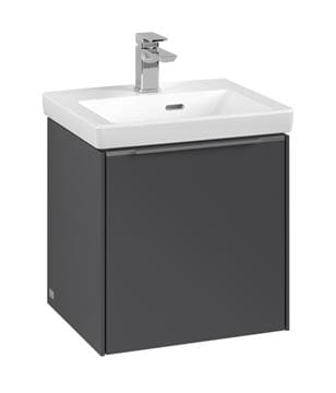 VILLEROY & BOCH VERITY EXCLUSIVE skrinka pod umývadlo 42,3x37,8x42,9 cm, 1 dvierka, pánty vpravo, Graphite A87800VR Obrázek - fotka