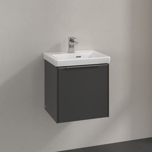 VILLEROY & BOCH VERITY EXCLUSIVE skrinka pod umývadlo 42,3x37,8x42,9 cm, 1 dvierka, pánty vpravo, Graphite A87800VR Obrázek - fotka