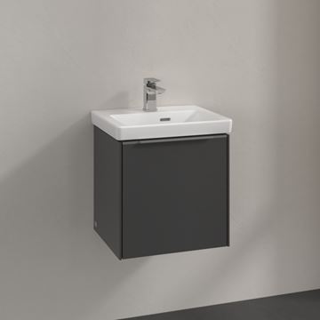 VILLEROY & BOCH VERITY EXCLUSIVE skrinka pod umývadlo 42,3x37,8x42,9 cm, 1 dvierka, pánty vpravo, Graphite A87800VR Obrázek - fotka
