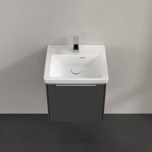 VILLEROY & BOCH VERITY EXCLUSIVE skrinka pod umývadlo 42,3x37,8x42,9 cm, 1 dvierka, pánty vpravo, Graphite A87800VR Obrázek - fotka