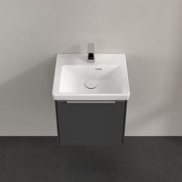 VILLEROY & BOCH VERITY EXCLUSIVE skrinka pod umývadlo 42,3x37,8x42,9 cm, 1 dvierka, pánty vpravo, Graphite A87800VR Obrázek - fotka