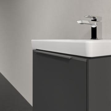 VILLEROY & BOCH VERITY EXCLUSIVE skrinka pod umývadlo 42,3x37,8x42,9 cm, 1 dvierka, pánty vpravo, Graphite A87800VR Obrázek - fotka