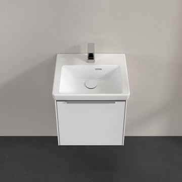 VILLEROY & BOCH VERITY EXCLUSIVE skrinka pod umývadlo 42,3x37,8x42,9 cm, 1 dvierka, pánty vpravo, Brillant White A87800VE Obrázek - fotka
