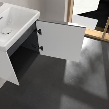 VILLEROY & BOCH VERITY EXCLUSIVE skrinka pod umývadlo 42,3x37,8x42,9 cm, 1 dvierka, pánty vpravo, Brillant White A87800VE Obrázek - fotka