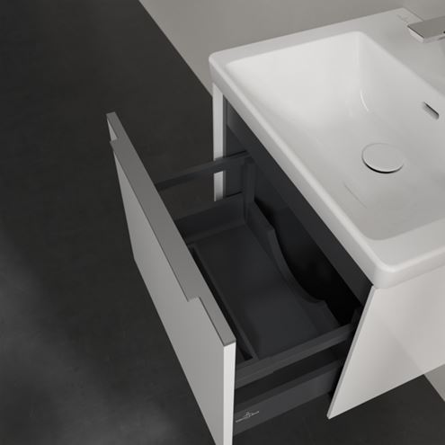 VILLEROY & BOCH VERITY EXCLUSIVE skrinka pod umývadlo 52,3x44,8x42,9 cm, 1 zásuvka, Brillant White A69500VE Obrázek - fotka