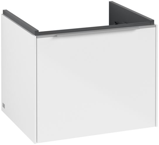 VILLEROY & BOCH VERITY EXCLUSIVE skrinka pod umývadlo 52,3x44,8x42,9 cm, 1 zásuvka, Brillant White A69500VE Obrázek - Hlavní obrázek