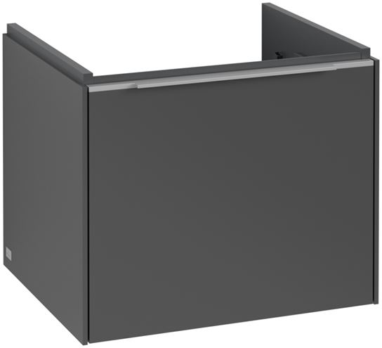 VILLEROY & BOCH VERITY EXCLUSIVE skrinka pod umývadlo 52,3x44,8x42,9 cm, 1 zásuvka, Graphite A69500VR Obrázek - Hlavní obrázek
