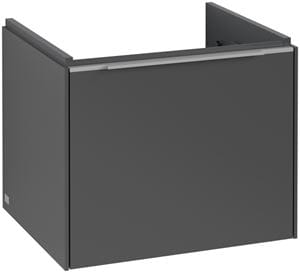 VILLEROY & BOCH VERITY EXCLUSIVE skrinka pod umývadlo 52,3x44,8x42,9 cm, 1 zásuvka, Graphite
