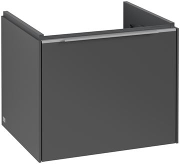 VILLEROY & BOCH VERITY EXCLUSIVE skrinka pod umývadlo 52,3x44,8x42,9 cm, 1 zásuvka, Graphite