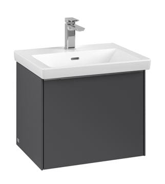 VILLEROY & BOCH VERITY EXCLUSIVE skrinka pod umývadlo 52,3x44,8x42,9 cm, 1 zásuvka, Graphite A69500VR Obrázek - fotka