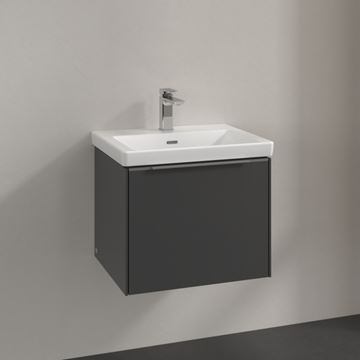 VILLEROY & BOCH VERITY EXCLUSIVE skrinka pod umývadlo 52,3x44,8x42,9 cm, 1 zásuvka, Graphite A69500VR Obrázek - fotka