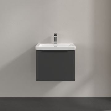 VILLEROY & BOCH VERITY EXCLUSIVE skrinka pod umývadlo 52,3x44,8x42,9 cm, 1 zásuvka, Graphite A69500VR Obrázek - fotka