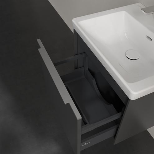 VILLEROY & BOCH VERITY EXCLUSIVE skrinka pod umývadlo 52,3x44,8x42,9 cm, 1 zásuvka, Graphite A69500VR Obrázek - fotka