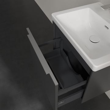 VILLEROY & BOCH VERITY EXCLUSIVE skrinka pod umývadlo 52,3x44,8x42,9 cm, 1 zásuvka, Graphite A69500VR Obrázek - fotka