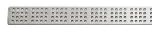 UNIDRAIN CLASSICLINE 1600 perforovaný rošt SQUARE 760 mm, kartáčovaná nerez oceľ