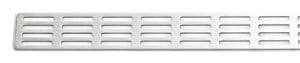 UNIDRAIN CLASSICLINE 1600 perforovaný rošt STRIPE 280 mm, kartáčovaná nerez oceľ