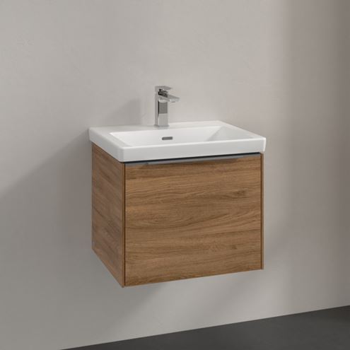 VILLEROY & BOCH VERITY EXCLUSIVE skrinka pod umývadlo 52,3x44,8x42,9 cm, 1 zásuvka, Oak Kansas A69500RH Obrázek - fotka