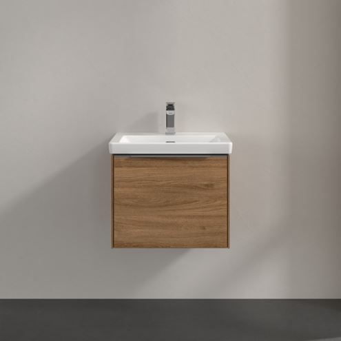 VILLEROY & BOCH VERITY EXCLUSIVE skrinka pod umývadlo 52,3x44,8x42,9 cm, 1 zásuvka, Oak Kansas A69500RH Obrázek - fotka