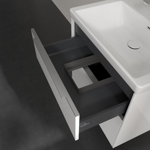 VILLEROY & BOCH VERITY EXCLUSIVE skrinka pod umývadlo 62,2x47,8x57,6 cm, 2 zásuvky, Brillant White A69300VE Obrázek - fotka