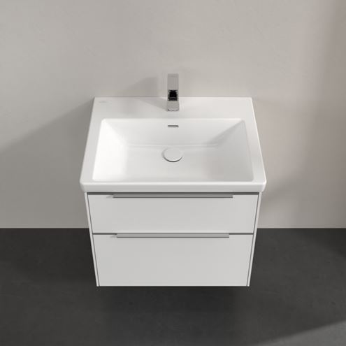 VILLEROY & BOCH VERITY EXCLUSIVE skrinka pod umývadlo 62,2x47,8x57,6 cm, 2 zásuvky, Brillant White A69300VE Obrázek - fotka