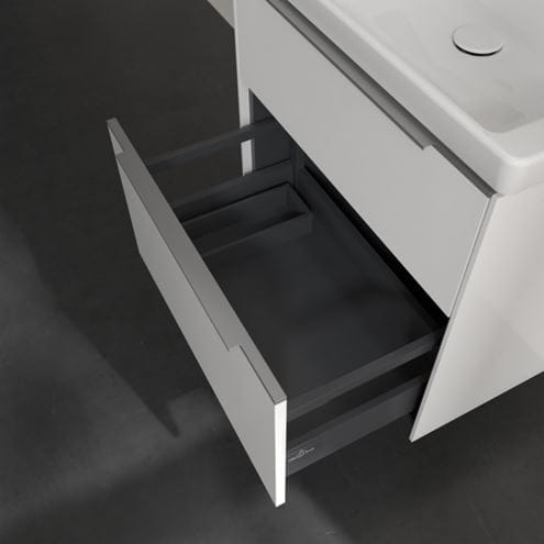 VILLEROY & BOCH VERITY EXCLUSIVE skrinka pod umývadlo 62,2x47,8x57,6 cm, 2 zásuvky, Brillant White A69300VE Obrázek - fotka