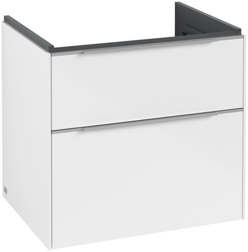 VILLEROY & BOCH VERITY EXCLUSIVE skrinka pod umývadlo 62,2x47,8x57,6 cm, 2 zásuvky, Brillant White A69300VE Obrázek - Hlavní obrázek