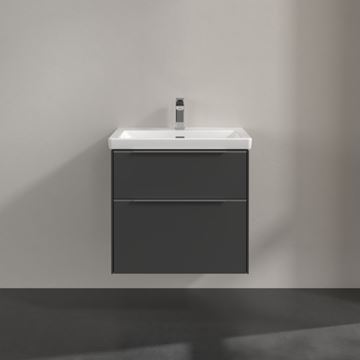 VILLEROY & BOCH VERITY EXCLUSIVE skrinka pod umývadlo 62,2x47,8x57,6 cm, 2 zásuvky, Graphite A69300VR Obrázek - fotka