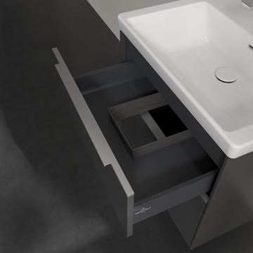 VILLEROY & BOCH VERITY EXCLUSIVE skrinka pod umývadlo 57,2x47,8x57,6 cm, 2 zásuvky, Graphite A69400VR Obrázek - fotka