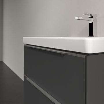 VILLEROY & BOCH VERITY EXCLUSIVE skrinka pod umývadlo 57,2x47,8x57,6 cm, 2 zásuvky, Graphite A69400VR Obrázek - fotka