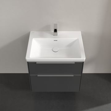 VILLEROY & BOCH VERITY EXCLUSIVE skrinka pod umývadlo 57,2x47,8x57,6 cm, 2 zásuvky, Graphite A69400VR Obrázek - fotka