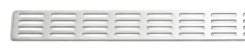 UNIDRAIN CLASSICLINE 1600 perforovaný rošt STRIPE 1160 mm, kartáčovaná nerez oceľ 1605.1200 Obrázek - Hlavní obrázek