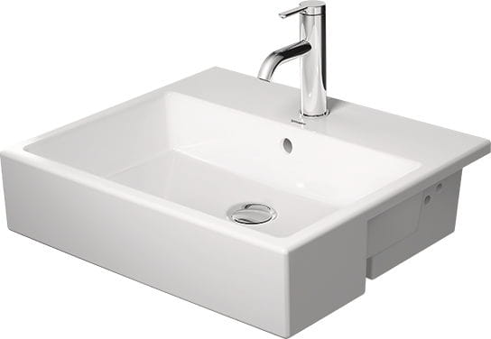 DURAVIT VERO AIR umývadlo 55 cm, s otvorom pre batériu a prepadom 0382550000 Obrázek - Hlavní obrázek