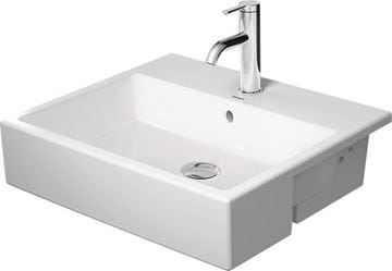 DURAVIT VERO AIR umývadlo 55 cm, s otvorom pre batériu a prepadom