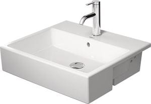 DURAVIT VERO AIR umývadlo 55 cm, s otvorom pre batériu a prepadom