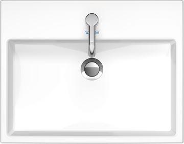 DURAVIT VERO AIR umývadlo 60 cm, s otvorom pre batériu a prepadom 2350600000 Obrázek - fotka