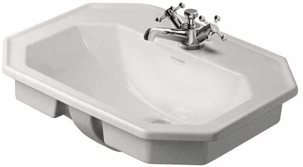 DURAVIT 1930 umývadlo 58 cm, s otvorom pre batériu a prepadom 0476580000 Obrázek - fotka