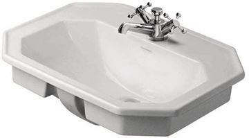 DURAVIT 1930 umývadlo 58 cm, s otvorom pre batériu a prepadom 0476580000 Obrázek - fotka