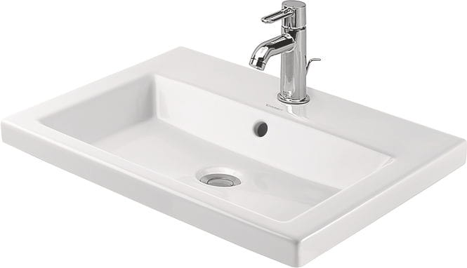 DURAVIT 2ND FLOOR umývadlo 60 cm, s otvorom pre batériu a prepadom 0347600000 Obrázek - Hlavní obrázek