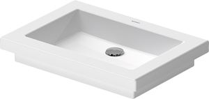 DURAVIT 2ND FLOOR umývadlo na dosku 58 cm, bez prepadu, brúsené