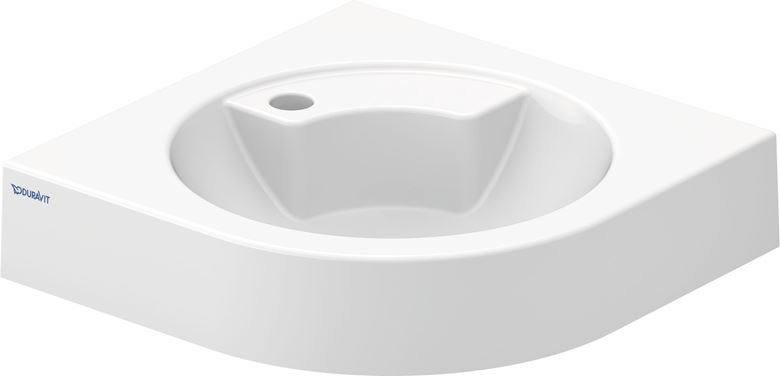 DURAVIT ARCHITEC umývadlo rohové 63,5 cm, s otvorom pre batériu, bez prepadu 0448450000 Obrázek - Hlavní obrázek