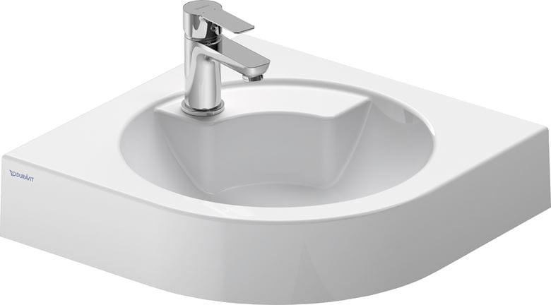 DURAVIT ARCHITEC umývadlo rohové 63,5 cm, s otvorom pre batériu, bez prepadu 0448450000 Obrázek - fotka