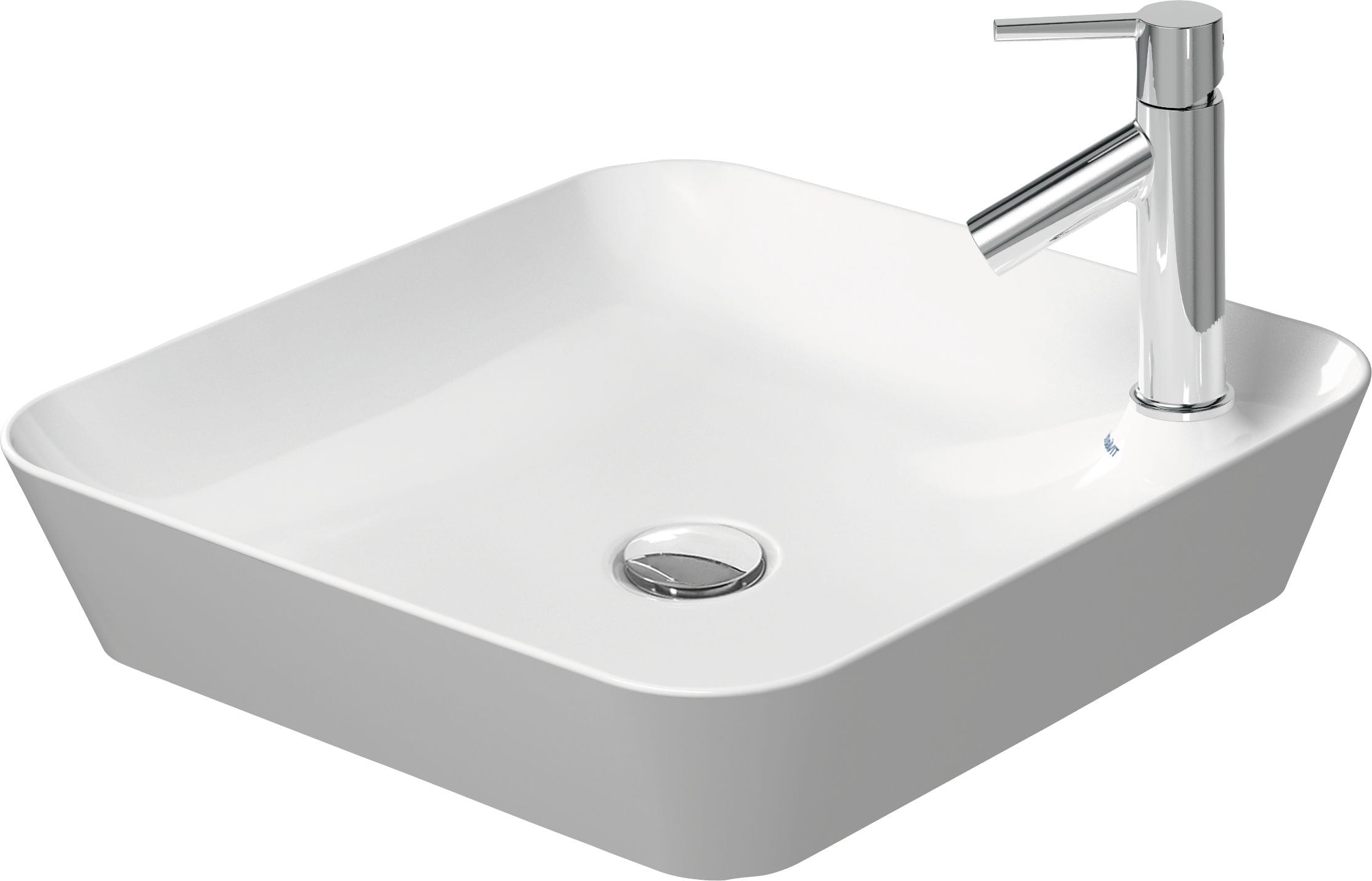 DURAVIT CAPE COD umývadlo na dosku 46 cm, s otvorom pre batériu, bez prepadu
